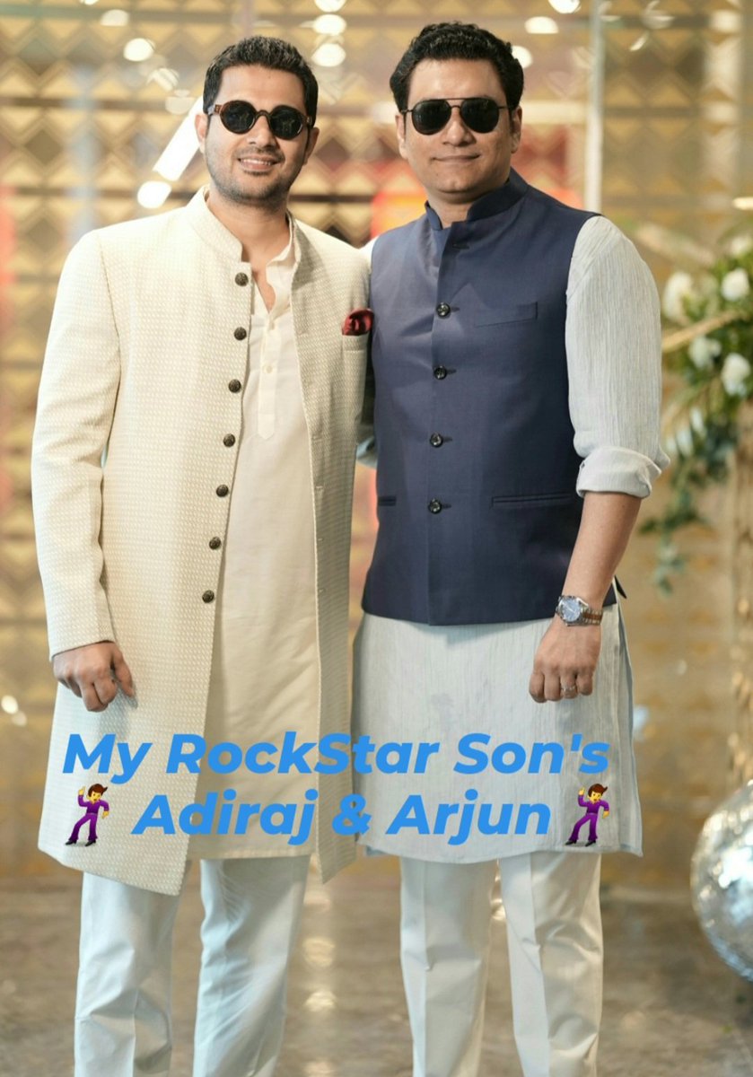 With The Blessings of Family n Friend's Both My Son's Adiraj n Arjun are Well Settled Sharing the TimesofIndia Aticle Link.. timesnownews.com/entertainment-…