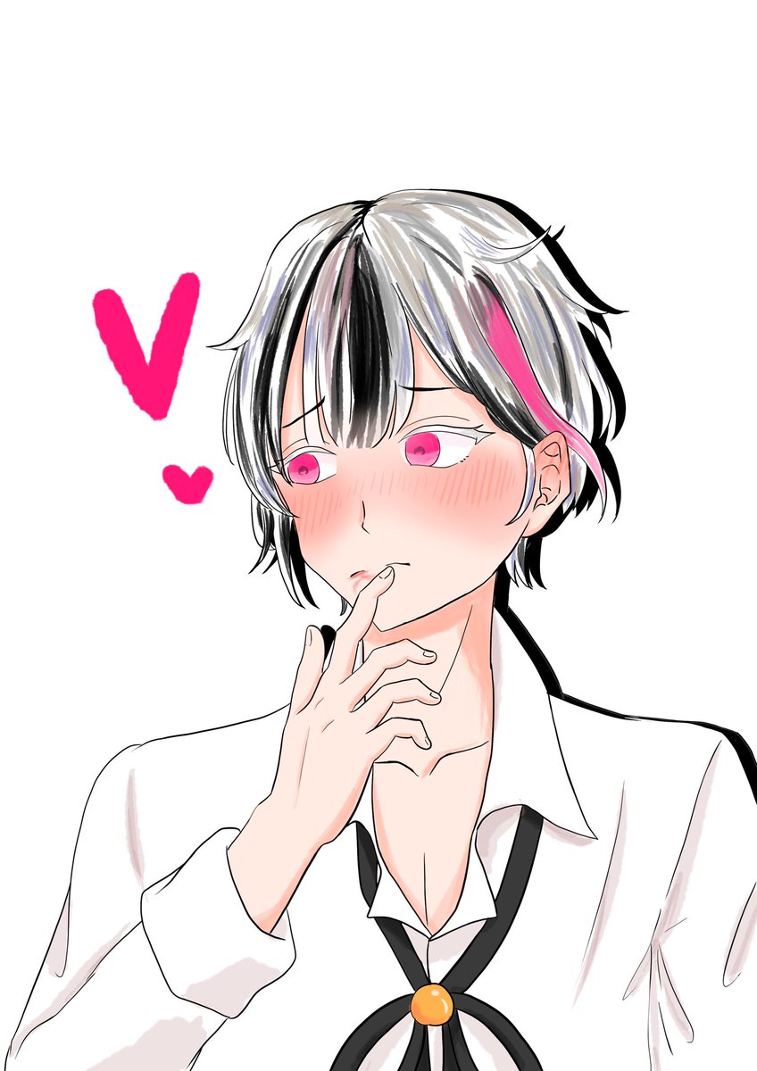 Hanamiya_jing's tweet photo. ベリアン🫖💋💕
事故で主様と口付けしてしまったベリアン
 #あくねこ  #二次創作  #ベリアン https://t.co/K3rEt7EUxc