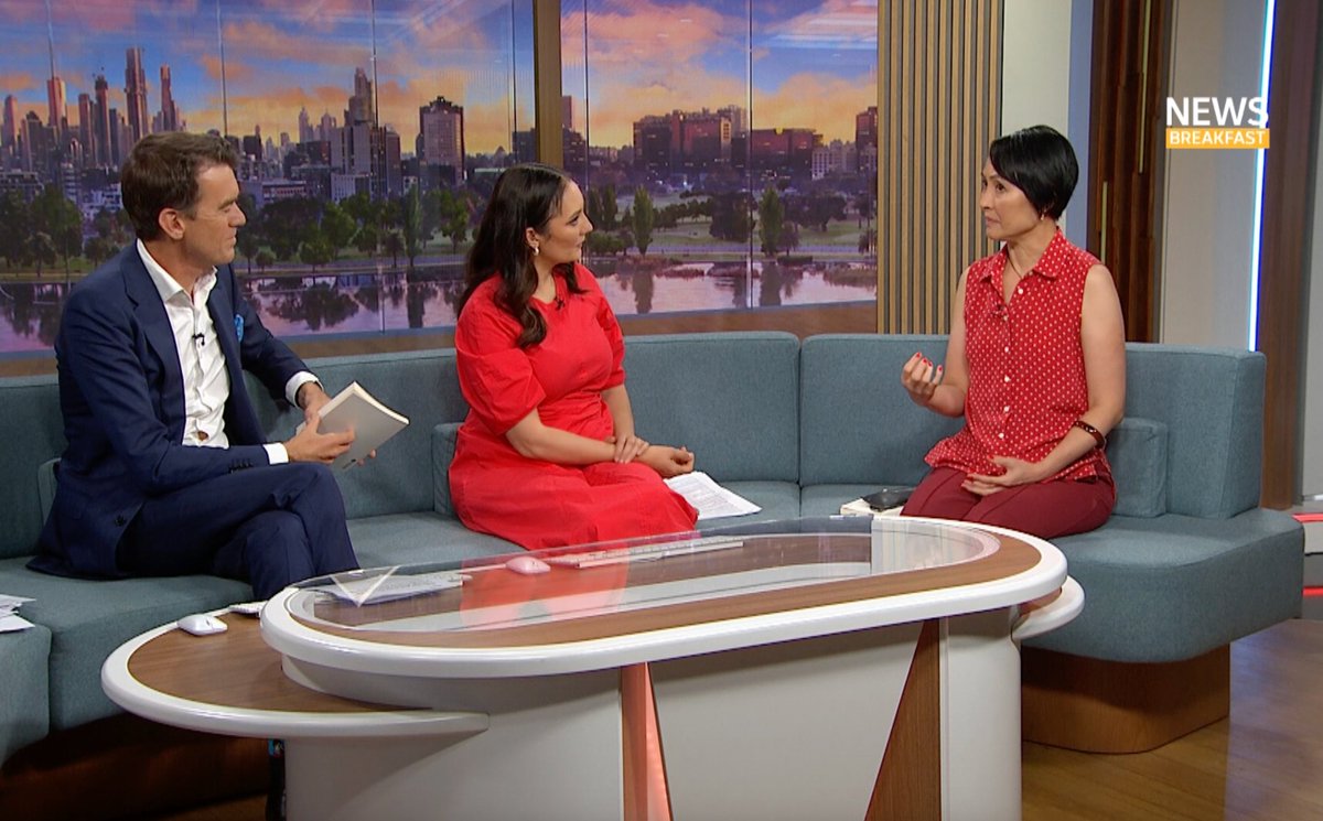 ‘My main advice [to aspiring writers] is write for yourself. Don't think about your readership, your audience. And listen to your own creative instincts, too.’ — Grace Yee (@nolotusblossom), #VPLA2024 

It’s not too often that a poet gets on <a href="/ABCTV/">abctv</a>’s News Breakfast program!