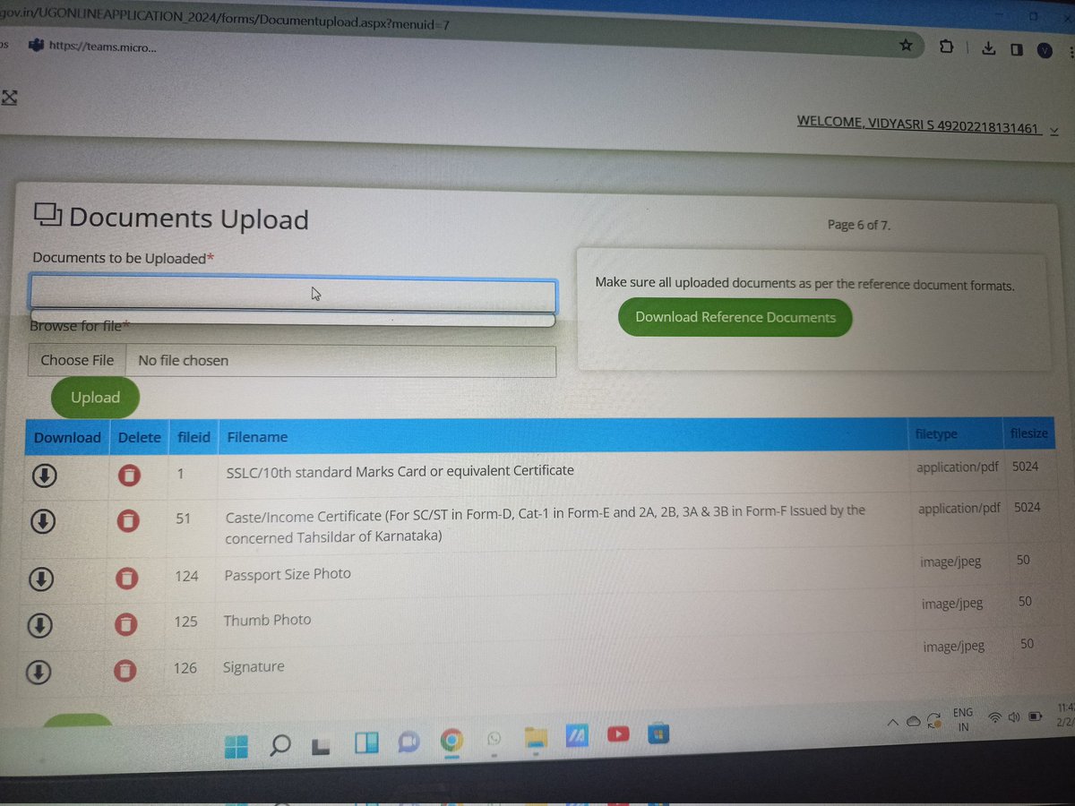 sriharihari46's tweet photo. @KEA_karnataka SATS number fetched 7yrs of schooling  and I am not having option to upload documents of 1st,2nd ,3rd std study certificate during document upload. https://t.co/VQ39lnSJYz