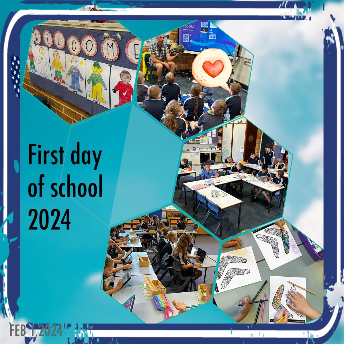 Amazing first days at school for 2024 🙌🏼🩵💙