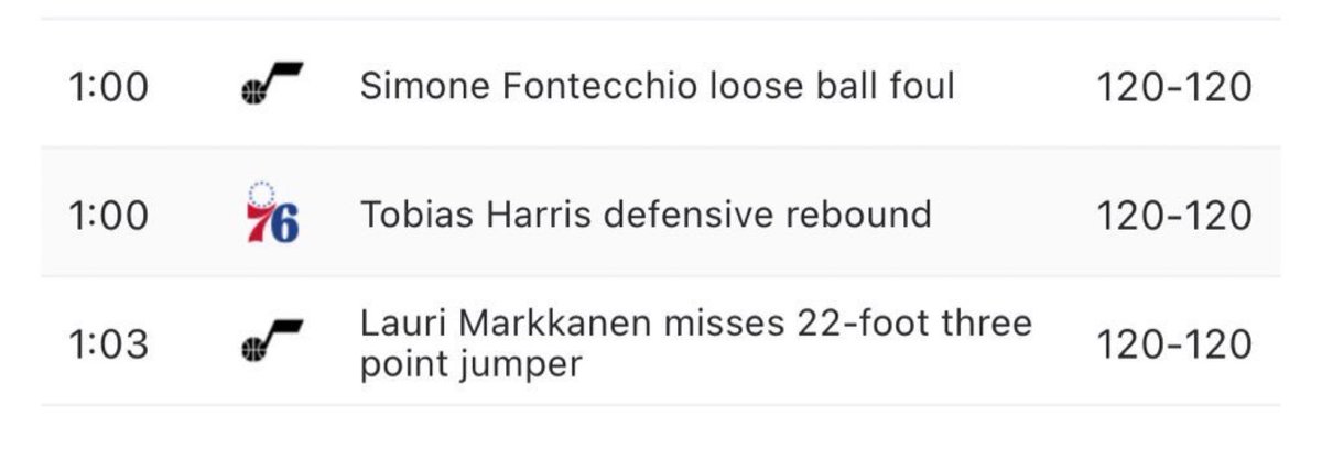 EBizzil's tweet image. #nbastatcorrection please fix Tobias Harris 6 rebounds!! Yall took it away after he cleared the rebound and got poked in his eye