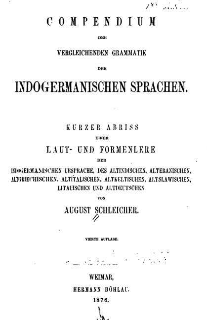 izeus_berlin's tweet image. #OTD 203 years ago, August Schleicher (1821-1868) was born 🥳 Expert on the history of Indo-European languages, known for introducing tree diagrams to illustrate relations within language families and for writing fables about sheep and horses.

#LinguisticBirthdays #Histlx