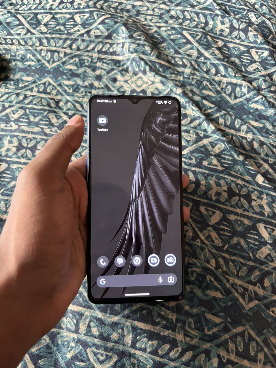 NaughtyArchh's tweet image. Installed pixel experience on oneplus 7t 
#customrom #pixelexperience #Oneplus #android
