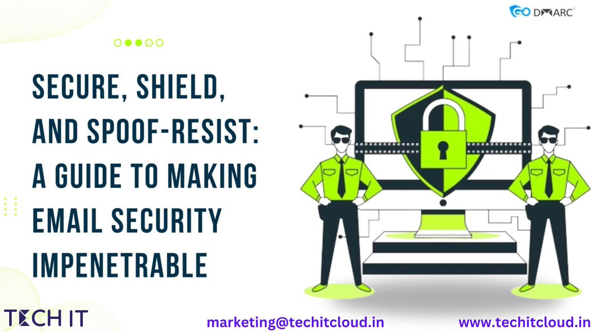 TechIT_Cloud's tweet image. Secure, Shield, and Spoof-Resist: A Guide to Making Email Security Impenetrable

#GoDMARC #DMARC #EmailSecurity #CyberSecurity #DataProtection #EmailSafety #SpoofingProtection #SecureCommunication #OnlineSecurity #ITSecurity #EmailProtection #DigitalSafety #Techitcloud