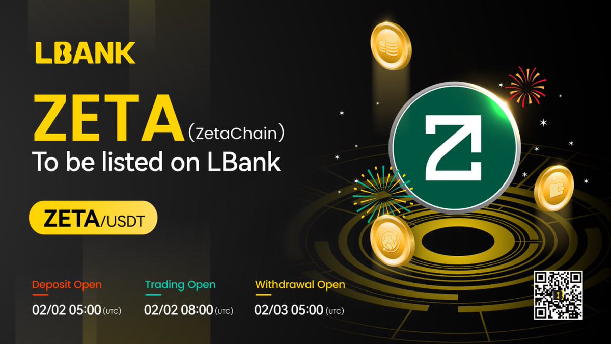 Cryptok38593327's tweet photo. @zetachain @alarganprojects @a41_allforone @UnifraPlatform @Figment_io @okx @dsrvlabs @Provalidator #ZETA #ZetaChain on #Lbank Available
@LBank_Exchange https://t.co/L9CVRDqDpO
