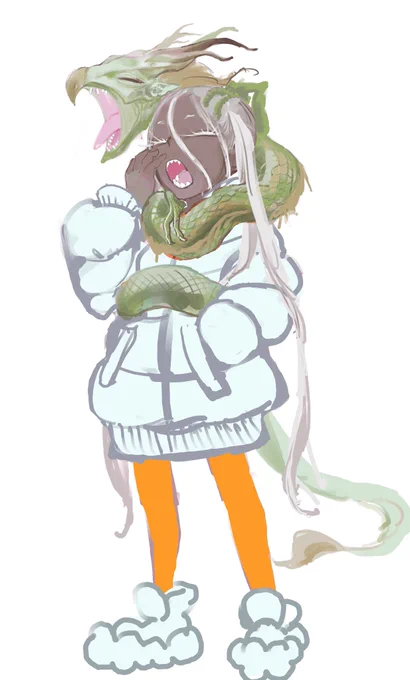 正月っぽい絵を描かねばと思いながら過ごした一ヶ月 