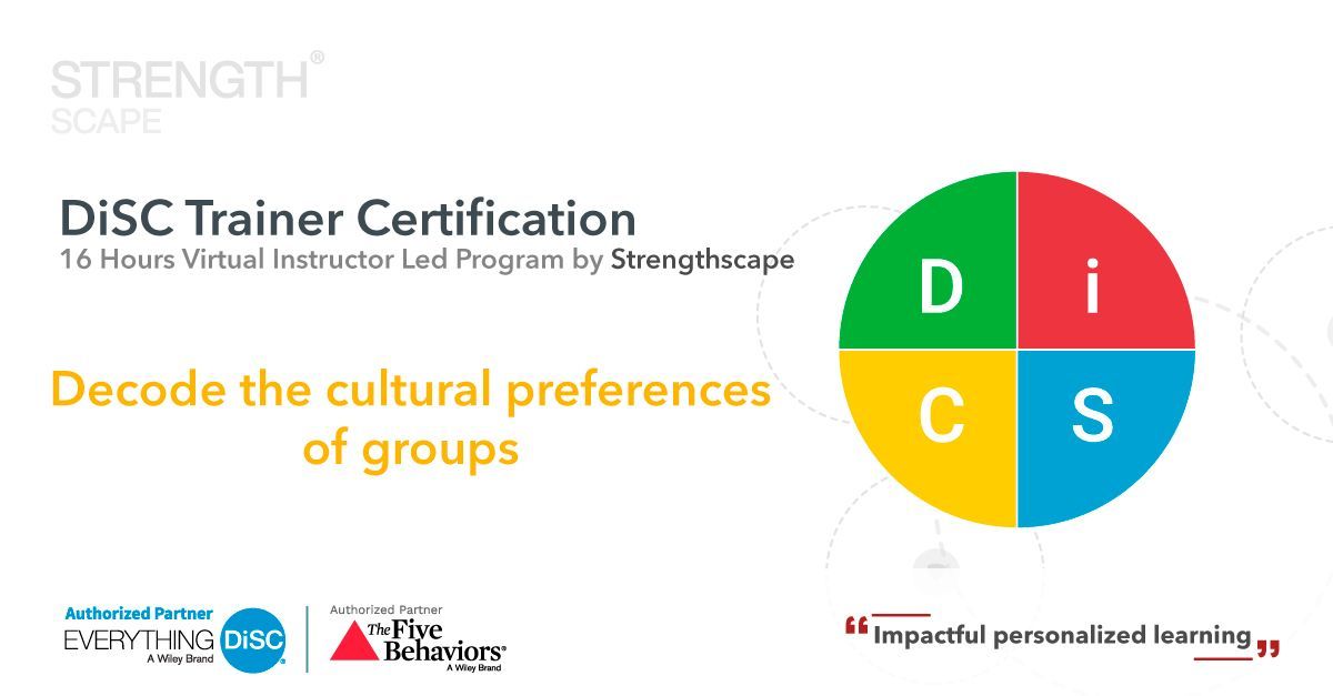 strengthscape's tweet image. DiSC Certification offers ongoing professional evolution. Stay at the forefront: buff.ly/45OdLHO 

#ProfessionalEvolution #DiSCJourney