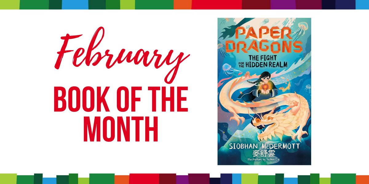 WIN our Book of the Month, Paper Dragons: The Fight for the Hidden Realm, the gripping new fantasy adventure inspired by Chinese legend, from debut author @siobhanmcD91 To enter RT, FLW & tell us what you're up to this weekend? UK only Ends 11/02/24 @hachettekids