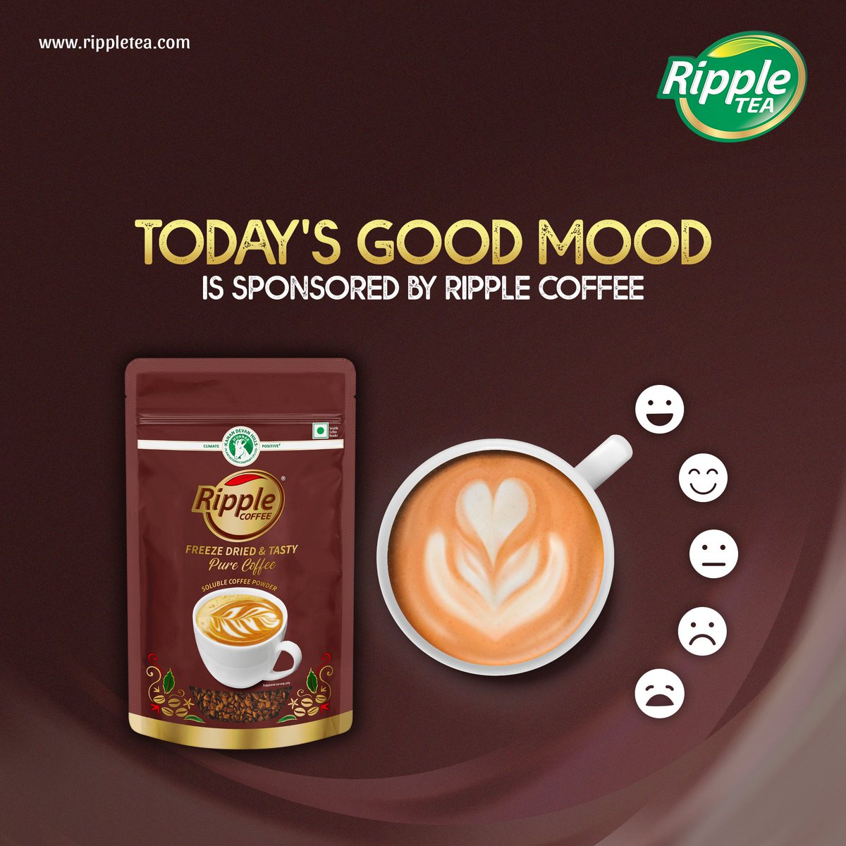RippleTeaMunnar's tweet photo. Kickstart your energetic day with Freeze Dried & Tasty Coffee without any addition of Chicory from Ripple Coffee.
#ripplecoffee #RippleTeaMunnar #coffee #CoffeeWithSoul #RippleTeaMoment #RippleTea #Munnar #CoffeeAddict #TheRippleEffect #BeatTheStress #CoffeeLovers #Coffeecravings https://t.co/xdTKiLlXwM