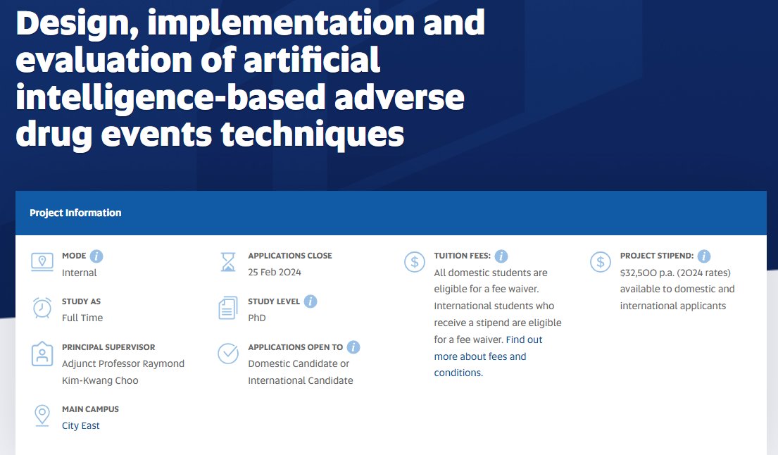 Please RT 🙏 Fully-funded PhD position at the @UniversitySA @QUMPRC open to domestic and international applicants. Successful candidate will contribute to our @nhmrc Ideas Grant, working with a fantastic international team! More info: unisa.edu.au/research/degre…