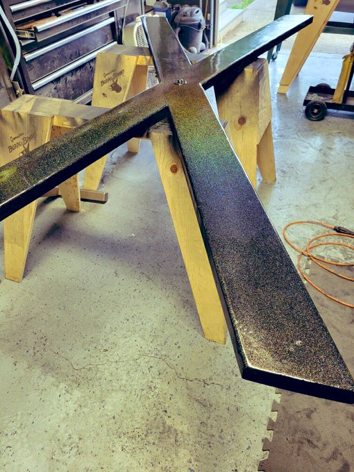 Fresh paint! It&rsquo;s starting to reveal itself! Stoked on these recent updates on my new dungeon furniture