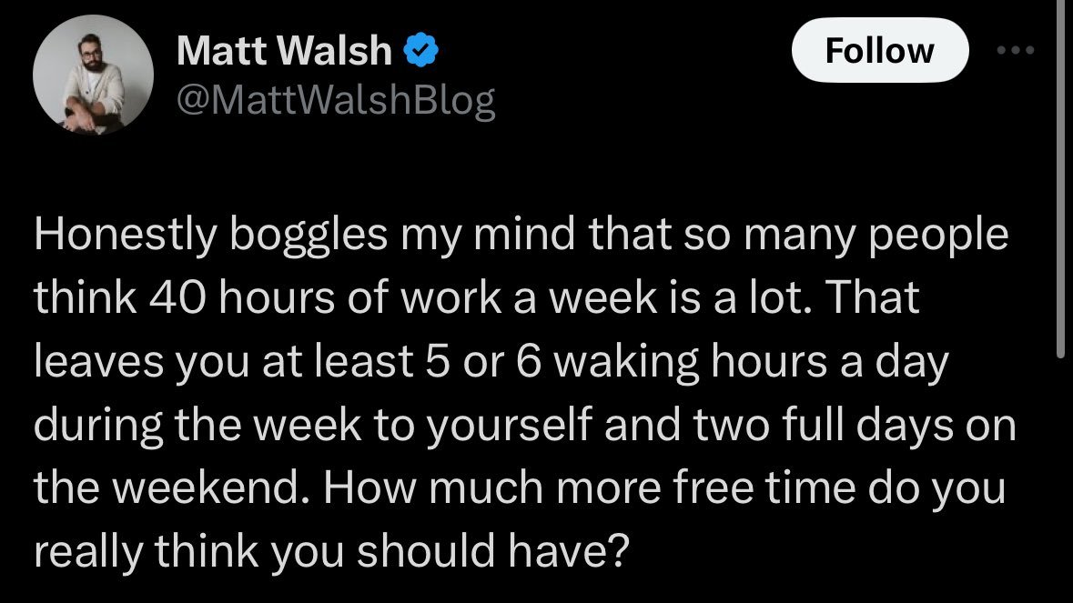 vanillaopinions's tweet photo. i think we should have a four day 32 hour workweek https://t.co/InSVKs78ML