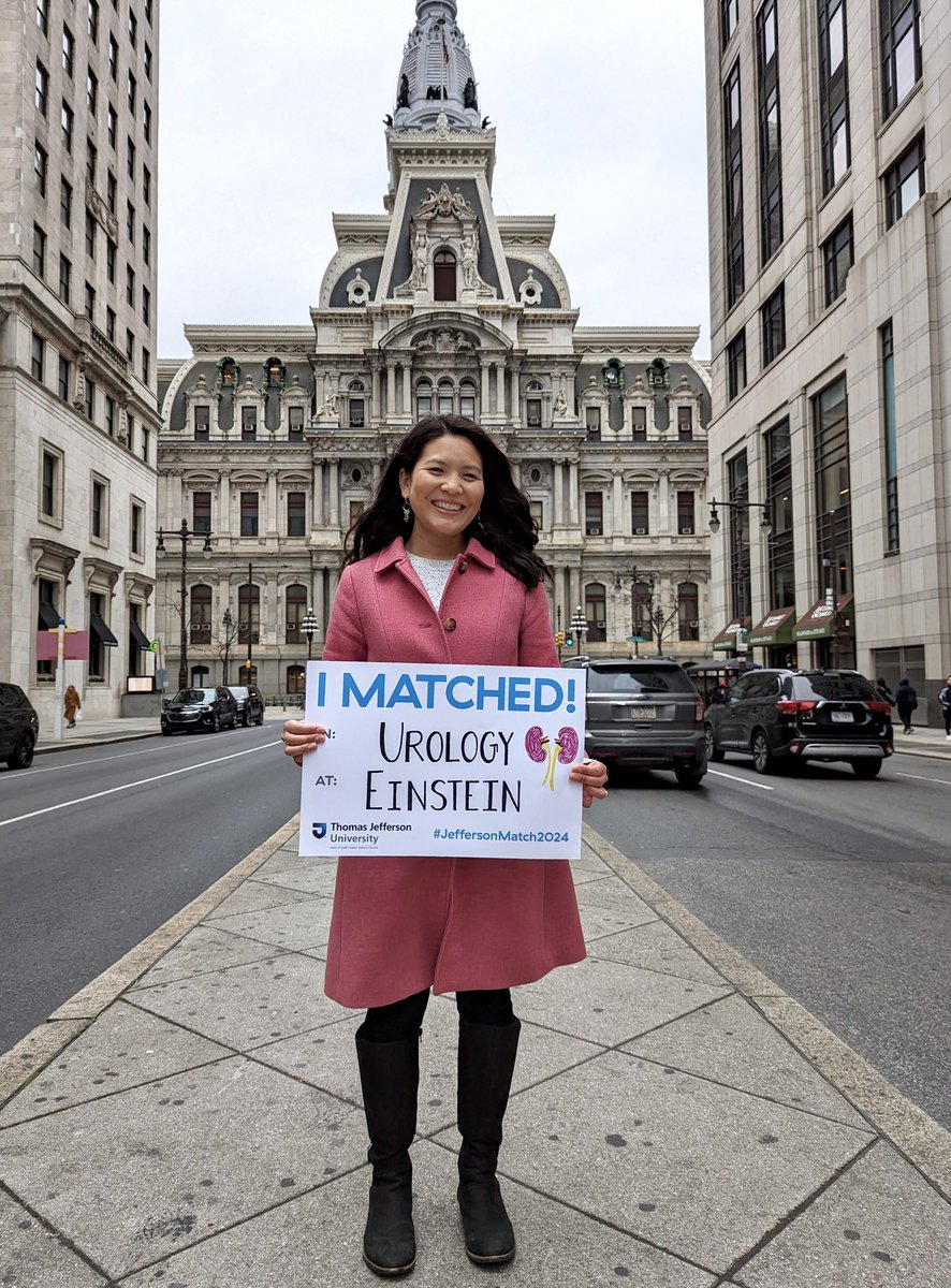 Excited to call Philly home for 5 more years @EinsteinUrology! From work to med school and now residency 🥳 

Can’t even begin to name the family, friends, church, and mentors that have supported me on this journey… but thank you!! #uromatch2024 #jeffersonmatch2024 #wangdoctor