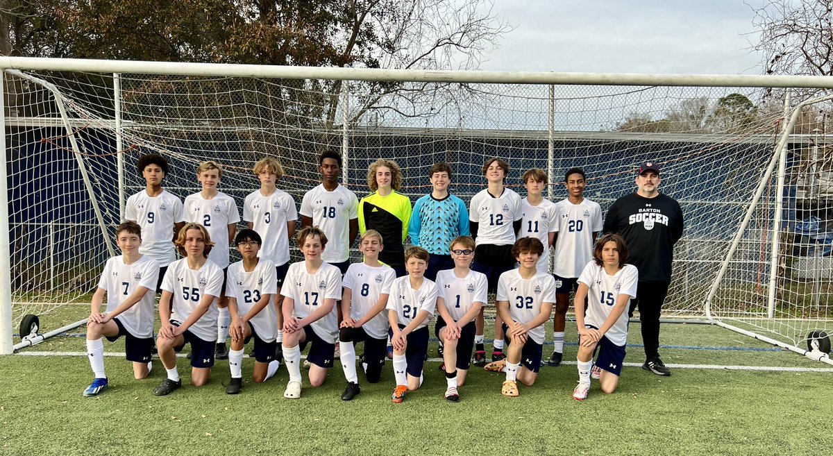 ramsayexplorers's tweet photo. Our Barton Explorers represented us well at the first soccer games of the season! First time in the ‘big school’ division. Boys tied 1-1 and my girls may have lost 4-2, but they played so hard. So many of them have less than 2 years experience!!!! @BartonAcademy https://t.co/jSSPwbZ8IH