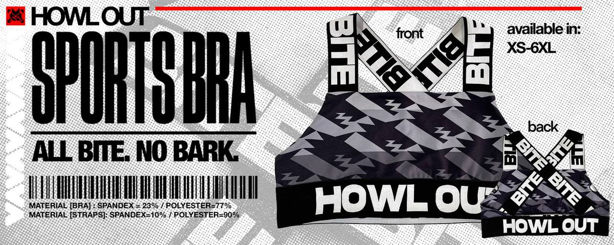 howl_out's tweet image. 📢IMPORTANT SPORTS BRA INFO

a reminder that our sports bras are SNUG, this means:
true size is 1 size up from your regular size
(example: i usually wear a large so i would wear an XL)
for an even looser fit, size up twice
for extra snug fit, size normally

please read replies!