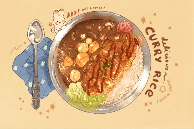 「curry」 illustration images(Latest｜RT&Fav:50)