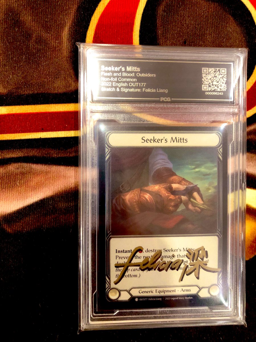 pointipohmali's tweet photo. Finally pulled the trigger to acquire my first ever #FABTCG Artist Proof😅It had to be this 🔥anime styled waifu Supreme Leader by legendary RITL artist @felicialiang94! Big THANKS 2 #InvictusForge bossman Alvin for hooking a bro up🙏Stoked & Broke😅Praise Be! #AzaleaCult #AP https://t.co/PR2HmrZBFT