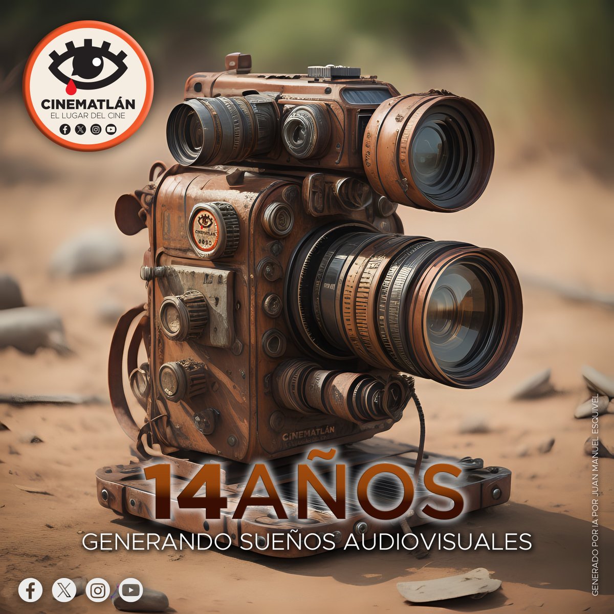 ¡14 AÑOS GENERANDO SUEÑOS AUDIOVISUALES!
#Cinematlan