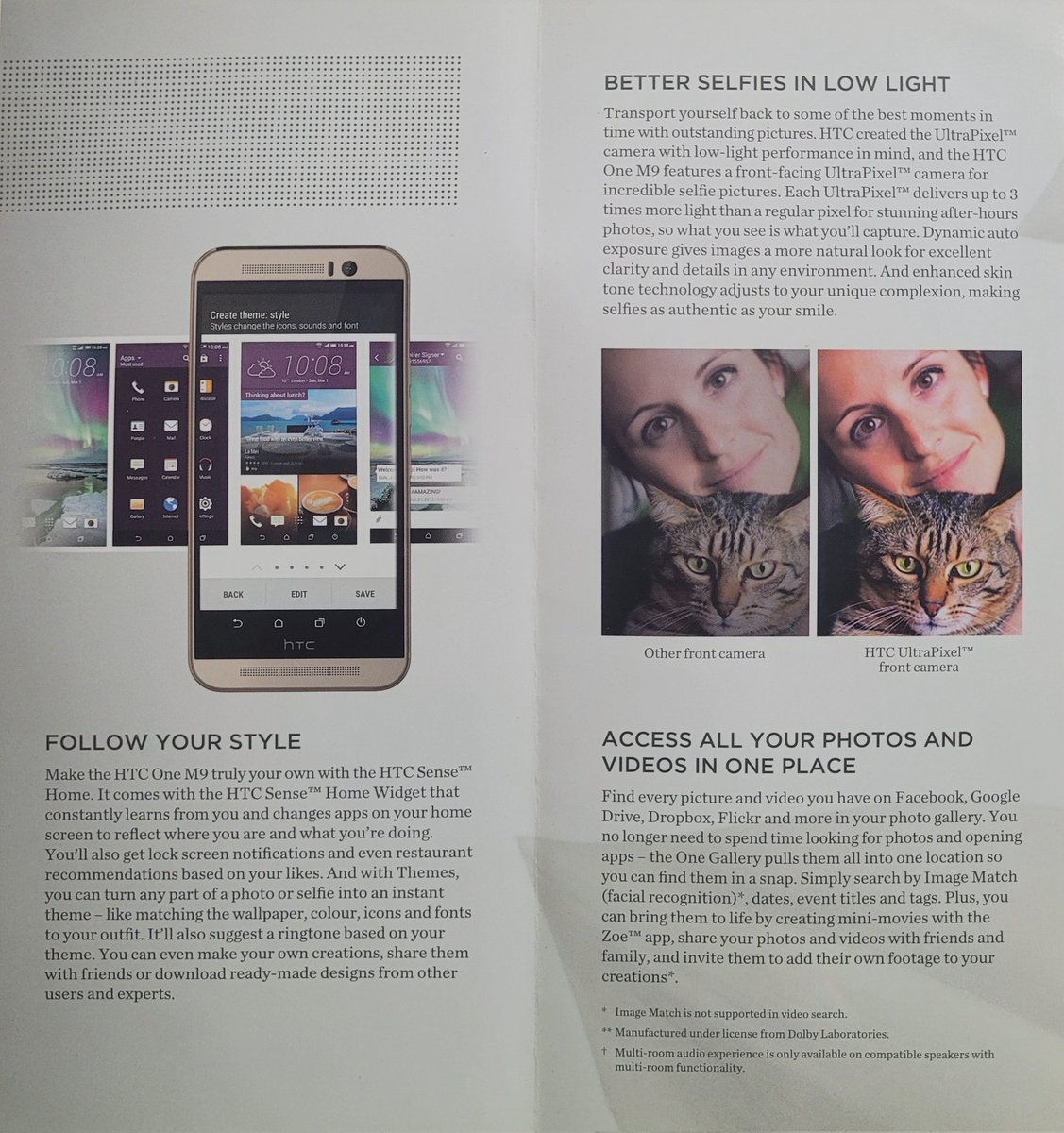 Aquis_GN's tweet photo. HTC One M9, 2015.
The controversial Snapdragon 810 SOC, lipped front bezel and 20MP Toshiba Camera sensor made this one less of a hit than it's predecessors.
#HTCOneM9 #SmartphonePamphlets https://t.co/h0C5mWNEIU