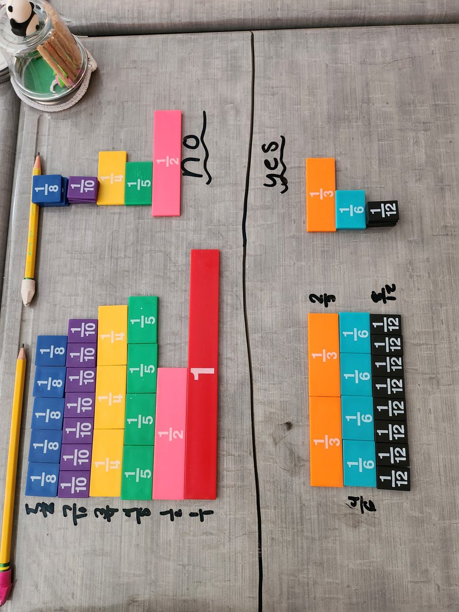 RigsbysOtters4's tweet photo. Exploring equivalent fractions! Can you see it? #yesmodel #nopile https://t.co/cSg4XJ81ZO