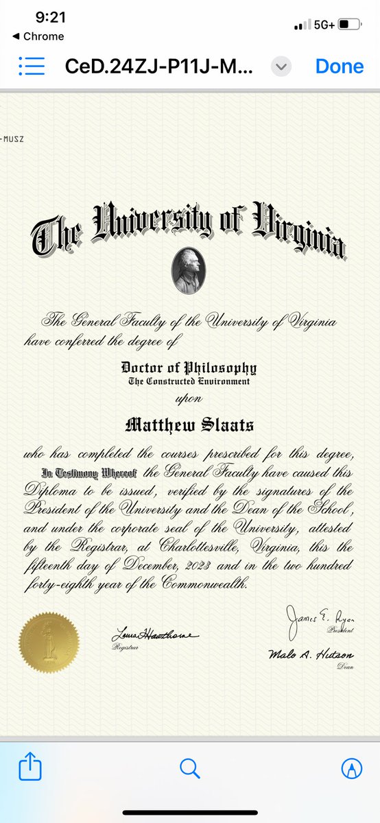 slaats's tweet photo. I guess it’s official now. @UVA @UVaSARC #feelsgood #lotsmoretodo https://t.co/CcbZWpSnpZ