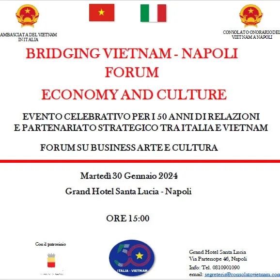 We attended the celebration for the 50 years of Italy-Vietnam ties at 'BRIDGING VIETNAM - NAPOLI FORUM.' 🇻🇳🇮🇹 Sharing our experience in assisting European companies during their investments in #Vietnam

#ItalyVietnam50 @ItalyinVietnam @DPgroup_global @IchamV @ITAHochiminh