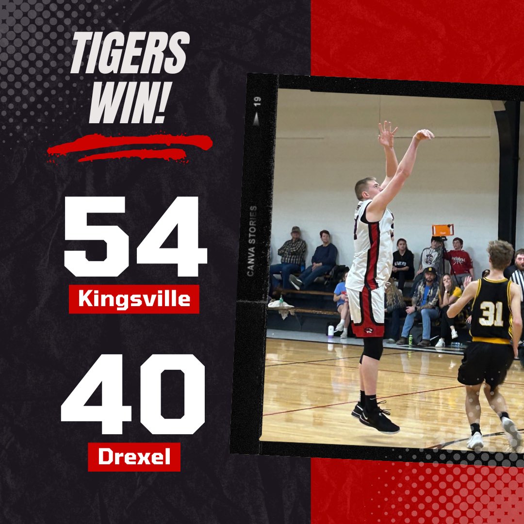 Came to play again! Tigers Win 54-40! Your tigers improve to (13-6) and go 3-0 on the week!