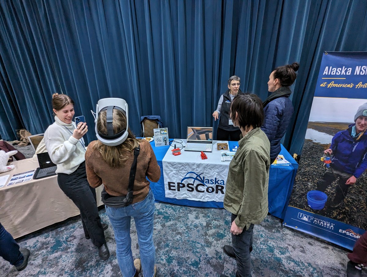 alaskaepscor's tweet photo. Alaska EPSCoR at the Alaska Marine Science Symposium!
#AMSS24 https://t.co/1bvIQJSuQJ