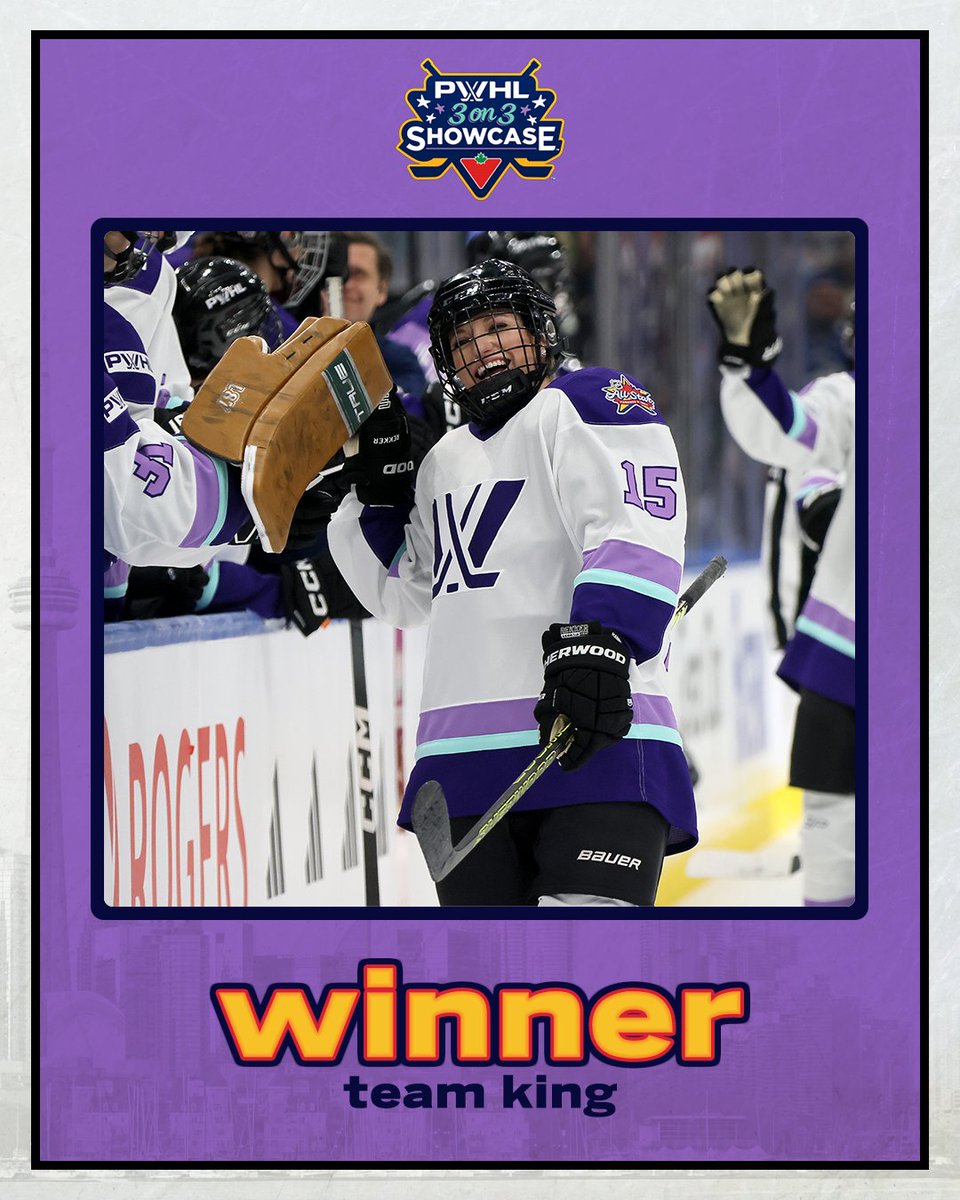 espnW's tweet photo. Team King takes the W in the PWHL 3-on-3 Showcase‼️ https://t.co/n4adXzq0mM