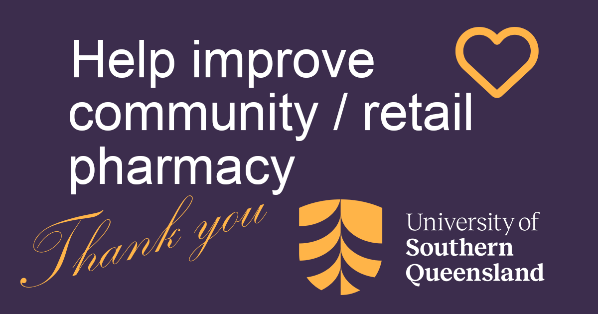 ecksteing's tweet image. Did you work in a pharmacy during COVID?
20 QUESTIONS - 5 MINUTES
We want to learn from your experience in community pharmacy surveys.unisq.edu.au/index.php/5296… ✔️

#research #pharmacy #Pharmacist #Australia #NewZealand #USA #UnitedKingdom #india #Philippines #Ireland #Canada #SouthAfrica