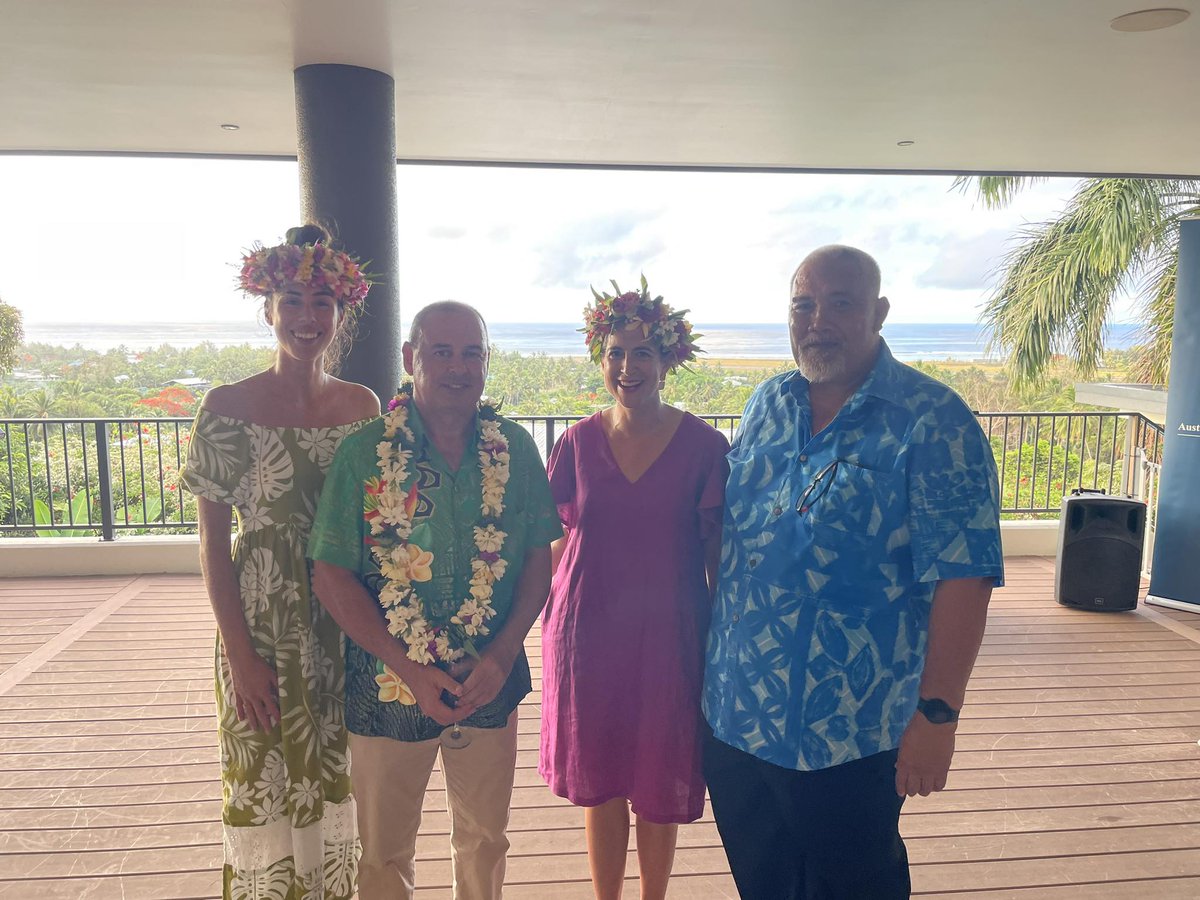 CKI_MFAI's tweet photo. Cook Islands and Australia celebrate 30 years partnership – Cook Islands call for trilateral defence and security arrangement

Full media release: https://t.co/K2cQNexEFd https://t.co/WaSwSpgXZt