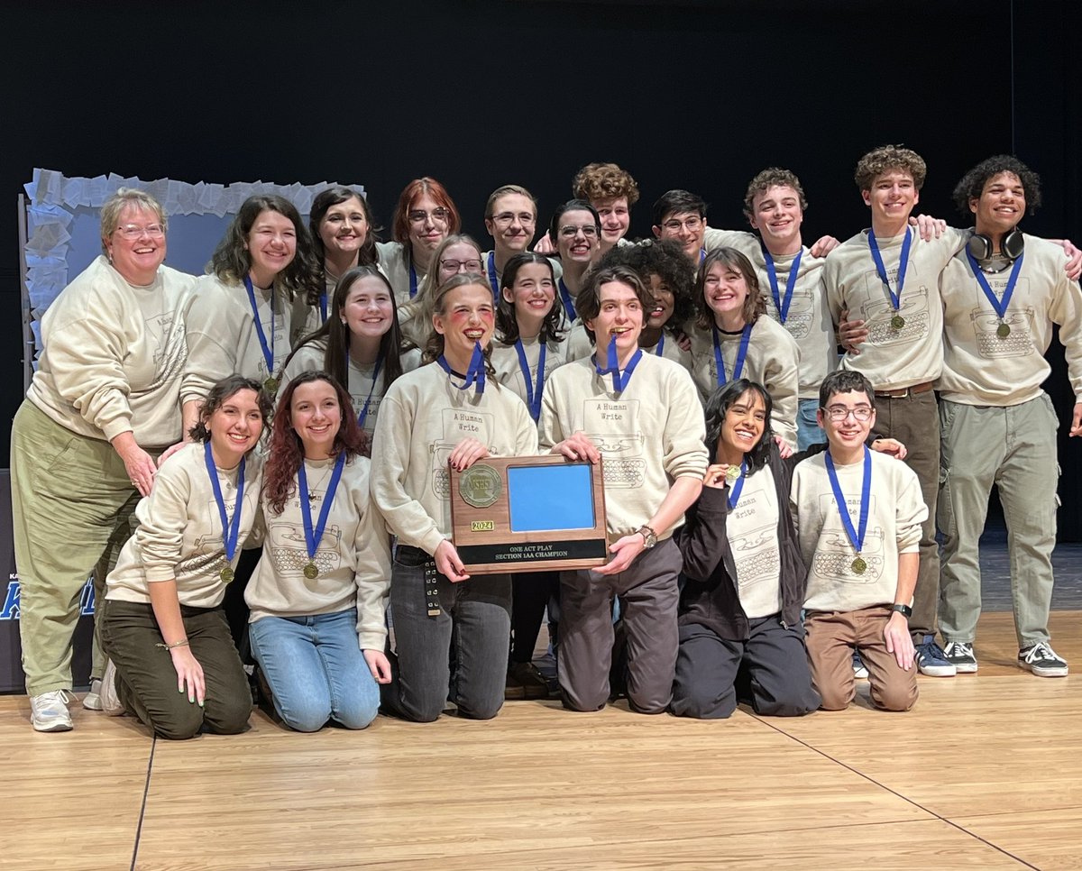 Section 1AA Champions!!
Rochester Mayo One Act Play is on their way to the MSHSL State Festival next Friday!  Get your tickets and support the Spartans on February 9 at 1:30 p.m. at St. Catherine University in St. Paul. Go Mayo!!
