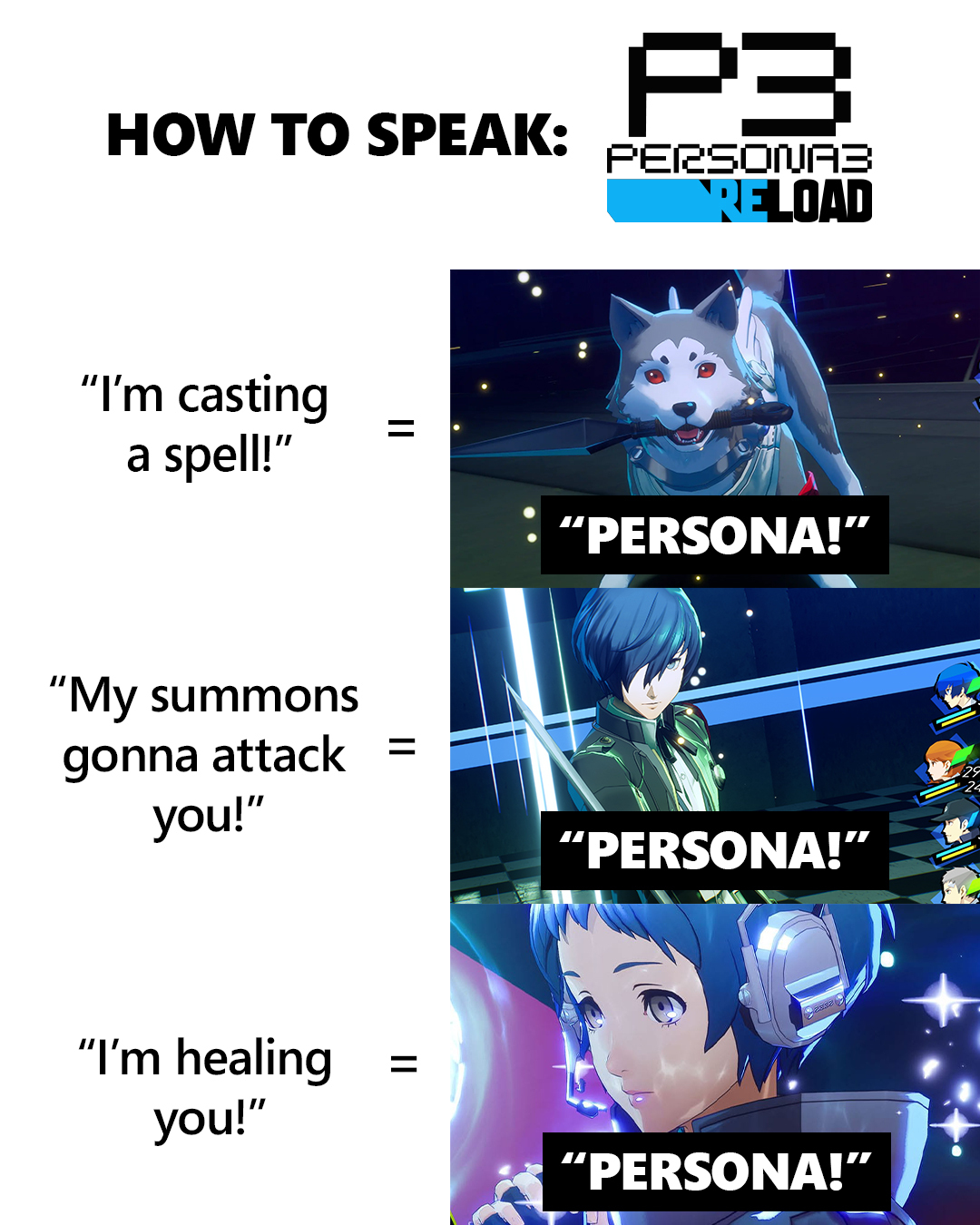 Xbox ANZ on X: “just some advice for when you dive into Persona 3