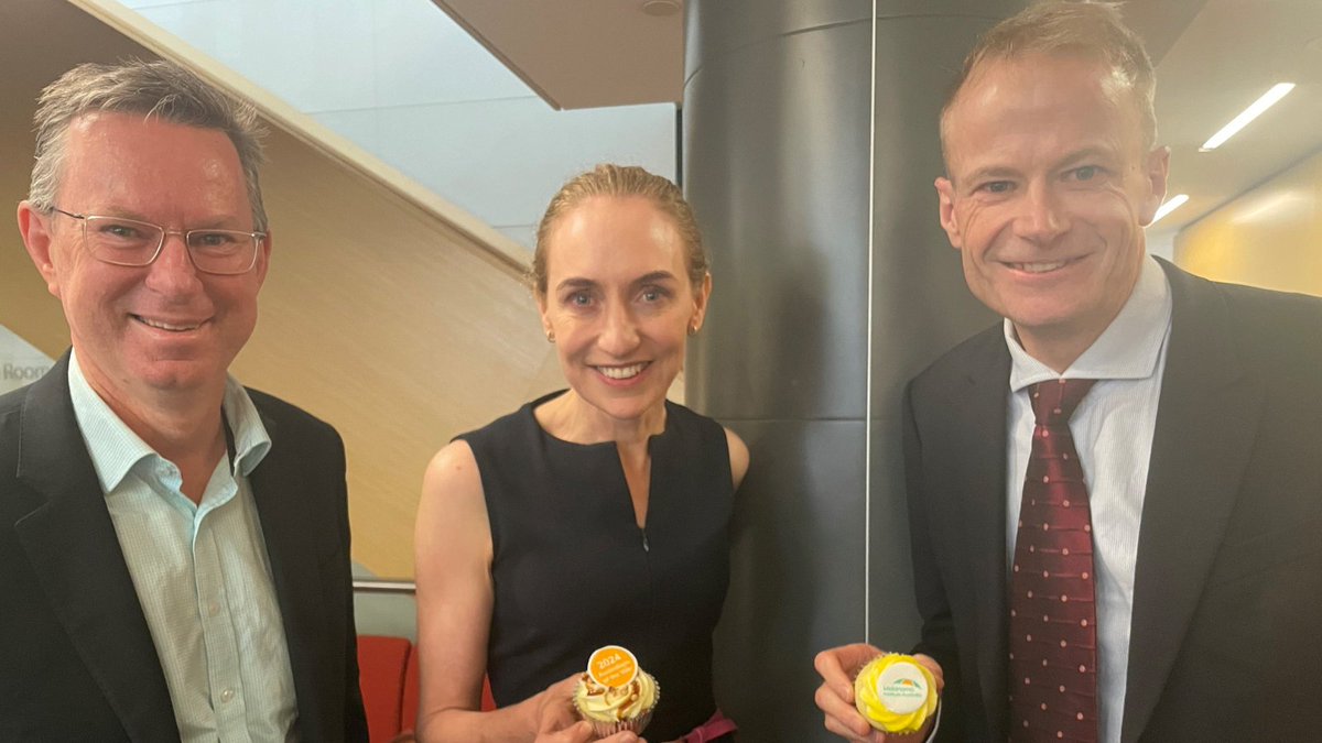 'We are honoured & humbled to represent what we do at MIA' -@ProfGLongMIA & @ProfRScolyerMIA. There were cheers, camaraderie & cupcakes when we gathered to celebrate the 2024 Australians of the Year. We all look forward to using the @ausoftheyear platform to make a difference.