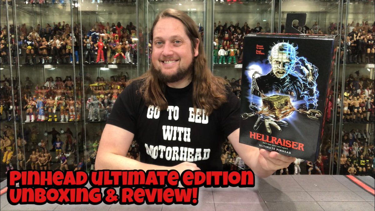 Pinhead Hellraiser NECA Ultimate Unboxing & Review! youtu.be/qz6mOLuNzVI?si… #hellraiser #pinhead #neca #toy #toys #scratchthatfigureitch #toystagram #toyreview #toyunboxing #motorhead #actionfigures #actionfigure #ultimatedition #horror #clivebarker #hellraisers