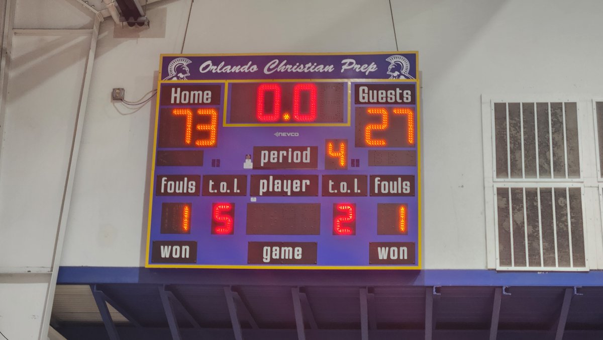 FINAL | #SeniorNight | Game 23
Cocoa 27
OCP 73

Great TEAM win as all 6 seniors scored, led by <a href="/AmeerRamadan407/">Ameer Ramadan</a> w/ 20p (6-3FGs), 7a.
<a href="/jemehjones_/">Jemeh Jones</a> had 14p, 7r, 7s.
<a href="/marcferdy11/">Marc ekiri</a> had 12p, 6r, 6a
<a href="/quantaviusss/">Quantavius Tillman Jr.</a> and <a href="/IsaiahBrown73/">Isaiah Brown</a> had 9p each. Yaddy Garcia had 6p, 2s