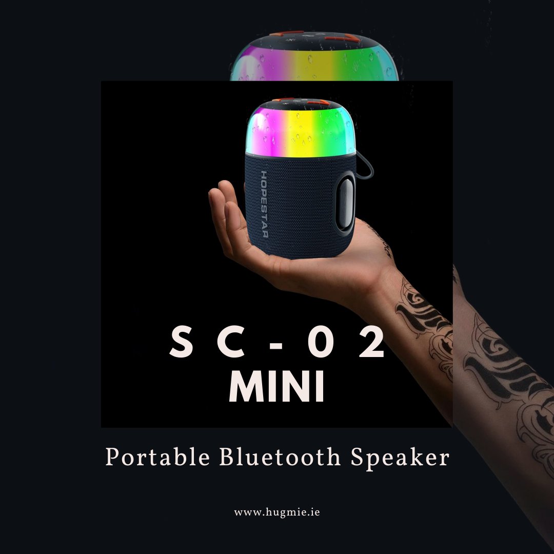 hugmie_official's tweet image. Turn up the volume anywhere, anytime! 🎵 Experience the power of the SC-02 Mini 10W Portable Bluetooth Speaker. Share your favorite beats and tag a friend who needs this! #PortableSound #BluetoothMagic #AudioAdventure #Hugmie