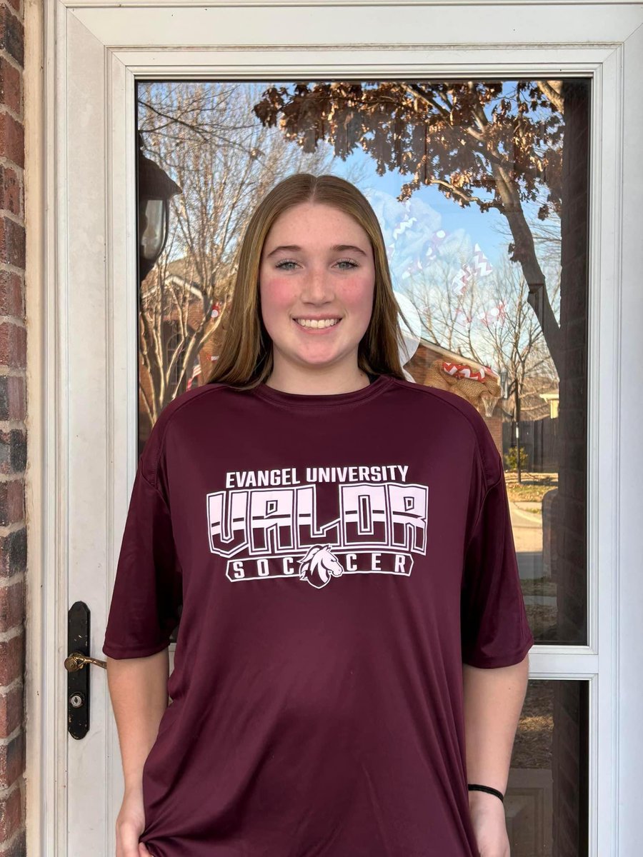 📣Excited to announce that Madison Burns from Corinth, Texas has committed to join us at Evangel University and as a part of our EUWSOC family beginning this fall. Welcome to the Family!