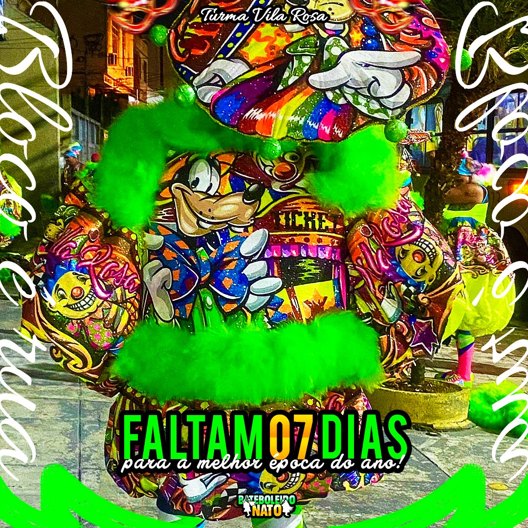 FALTAM 07 DIAS PARA A MELHOR ÉPOCA DO ANO 🎭