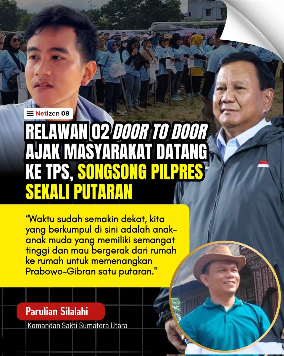 #Coblos02 kita bantu gerakan sekali putaran agar kita menang mutlak