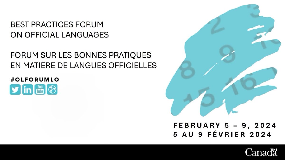 Employés du #GC Vous avez des questions sur les #languesofficielles? Participez aux ateliers virtuels organisés dans le cadre du #OLFORUMLO du 5 au 9 février.  #OLLO
Détails: tinyurl.com/OLForumLO