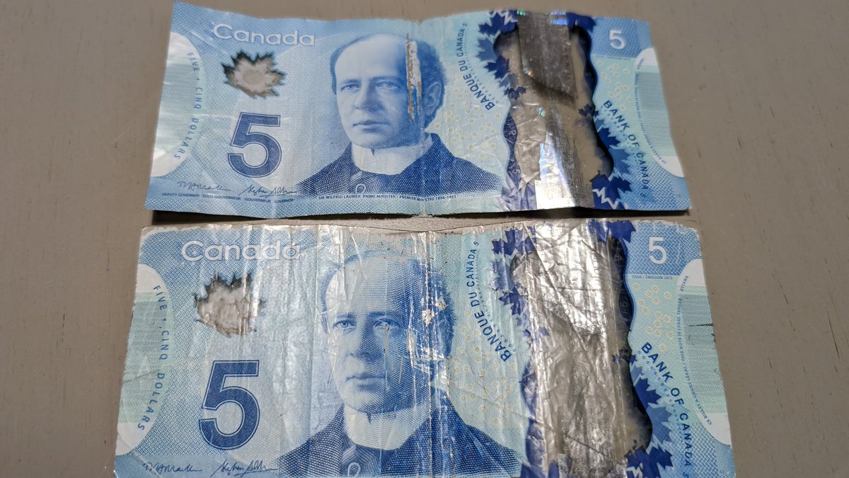 adamsooley's tweet image. Has there been an increase of counterfeit bills lately? Just noticed tonight that I think I got 2 counterfeit $5's from different places in my neighborhood in #ottnews. @ctvottawa @OttawaPolice @CBCOttawa