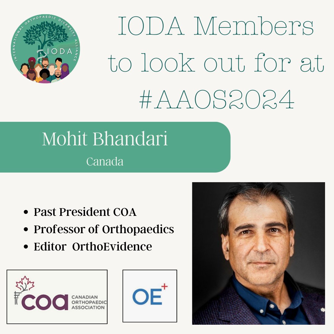 Connect with IODA Members and Diversity Advocates at #aaos2024 next week in San Francisco #diversity #equity #inclusion