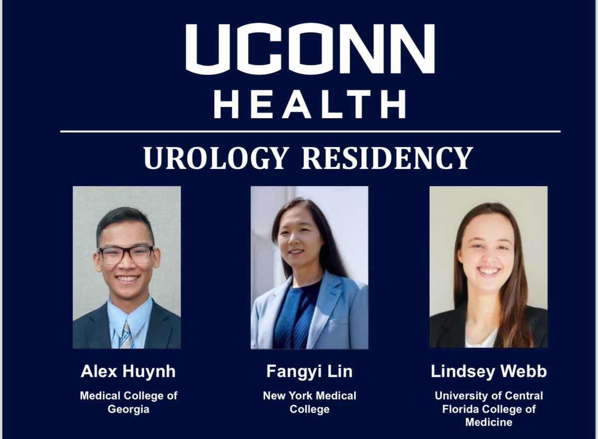 Congratulations to our three incoming urology interns! #auamatch #AUAMatch2024 #UroMatch