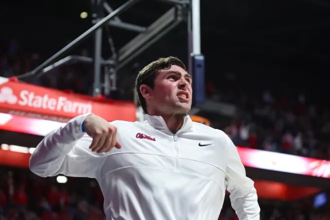 ChaseParham's tweet photo. Kyle is way more than towel-waving and frenetic mopping. He’s a success story and an inspiration and evidence of a mother’s love and fight. @NealMcCready with that story here. #OleMiss 
https://t.co/jG9p6Iqu1z https://t.co/hZVqblLV59