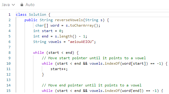 Rahulma67347185's tweet image. #day7 #javaProgram #leetcode #DSA 
Topic Covered : Reverse Vowels of String