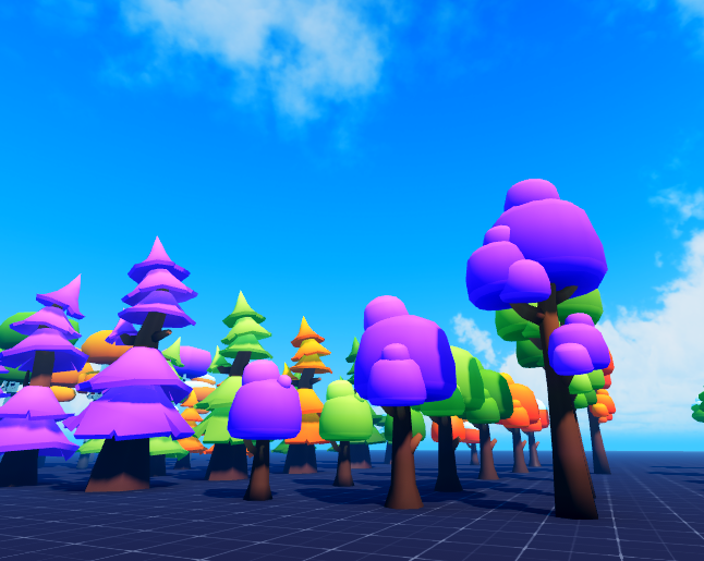 _JX3D_'s tweet photo. Here is A HUGE Tree Pack 🌳I made for Simulators! You can buy from my Kofi  store here: https://t.co/FXW9ZWcaU3 #roblox #robloxdev #blender  #b3d #lowpoly #assetpack #robloxsim https://t.co/0KkkPPSd7x