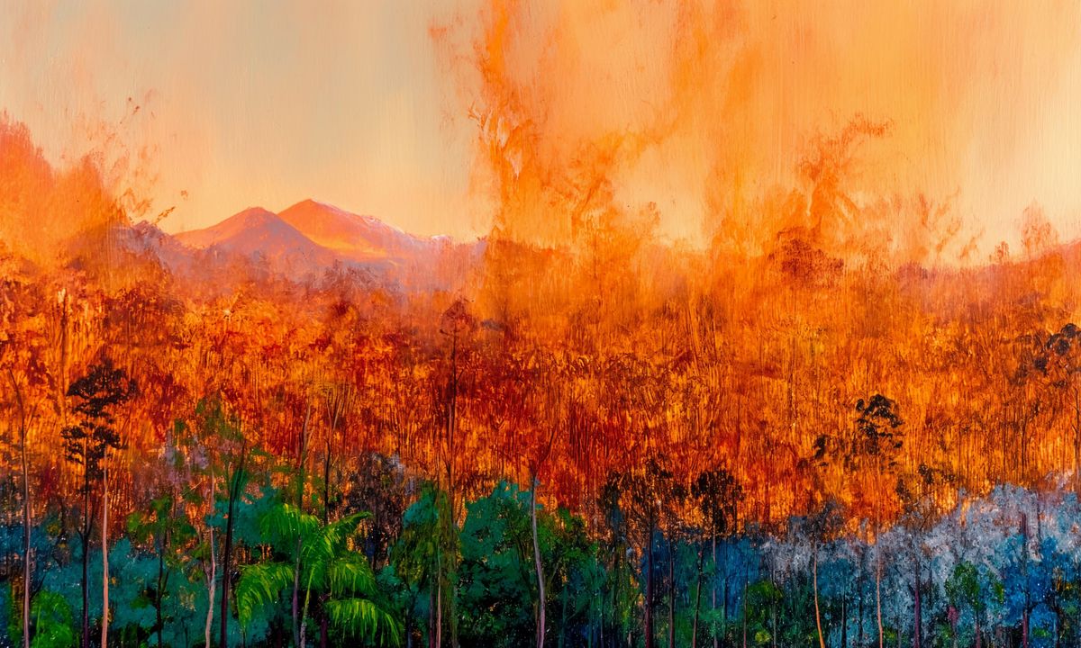 January 30, 2024 - Colombia, Normally a Wet Country, Battles Widespread Wildfires

From: nytimes.com/2024/01/29/wor…

#ColombiaWildfires #ClimateChange #Firefighters #Volunteers #HighTemperatures #nft #nftart #nftcommunity #nftartist #cryptoart  #midjourney #nft艺术 #AI绘画