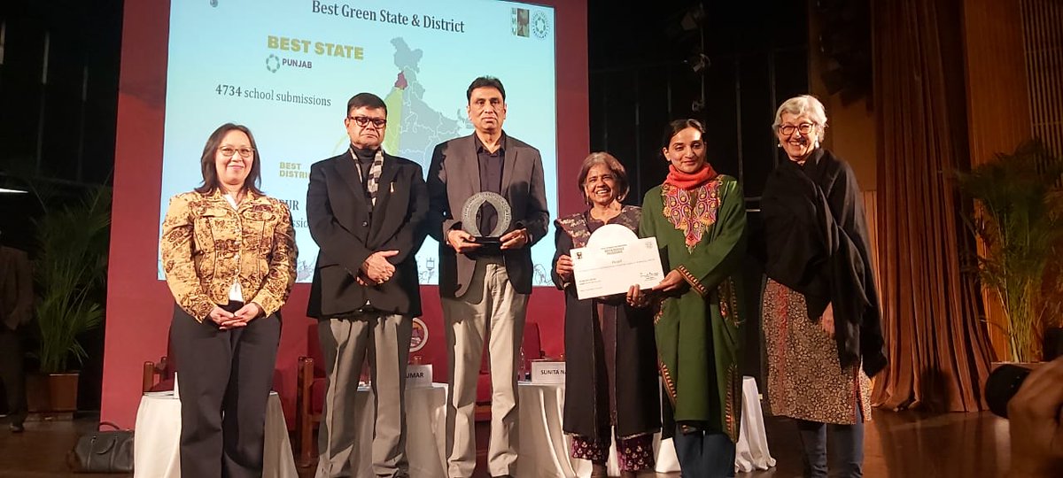 PSCST_GoP's tweet photo. Punjab has set a benchmark of highest registrations of 7246 schools and green audit submissions by 4734 schools under #GreenSchoolsProgramme taken by @PSCST_GoP under #EnvironmentEducationProgramme of @moefcc in the state jointly with @CSEINDIA. @BhagwantMann @PunjabGovtIndia https://t.co/AF4pMQLkKf